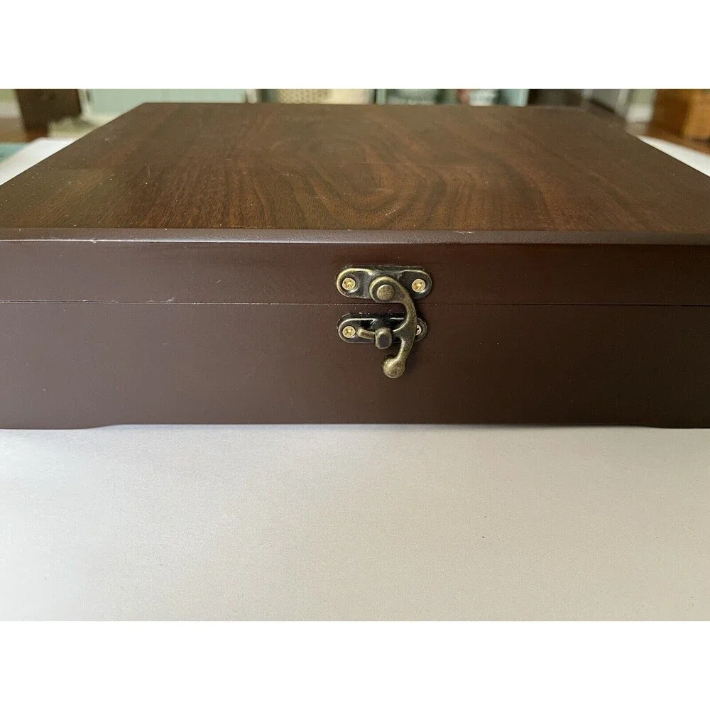 Connoisseur Corkscrew Deluxe Wood Box Set 6 Pieces plus Case